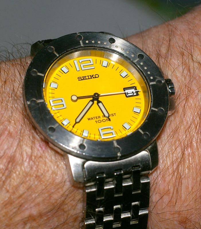 Vintage of a 7N42-6130 Yellow Dial Diver Quartz Seiko? | WATCH TALK FORUMS